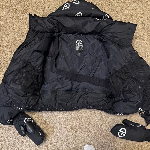 Goldbergh Snowflake Porter Jacket Black US 10 NWT waterproof ski jacket puffer - Picture 5 of 7
